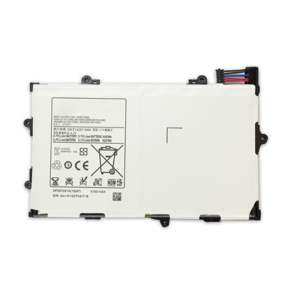 Samsung Galaxy Tab Gt P Replacement Battery Aubattery