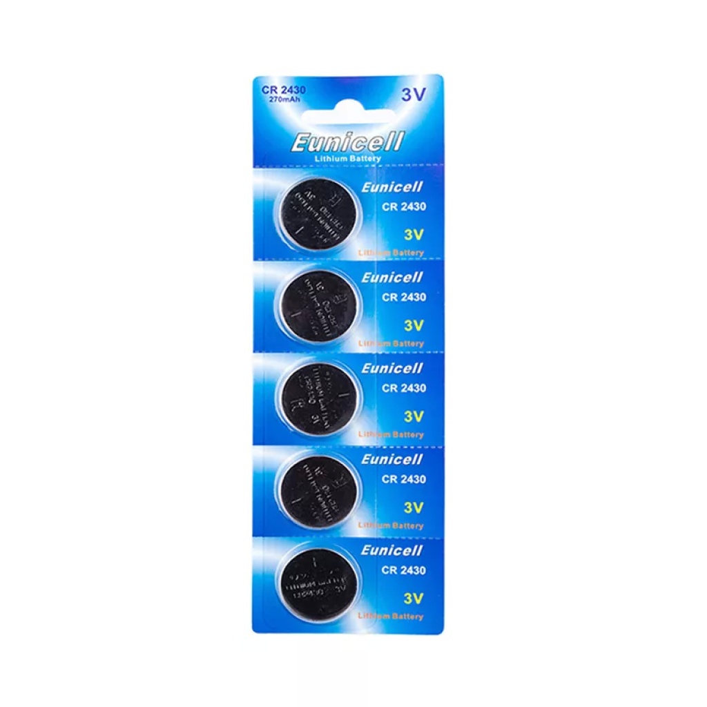 5 x CR2430 Batteries 3V Lithium - Aubattery