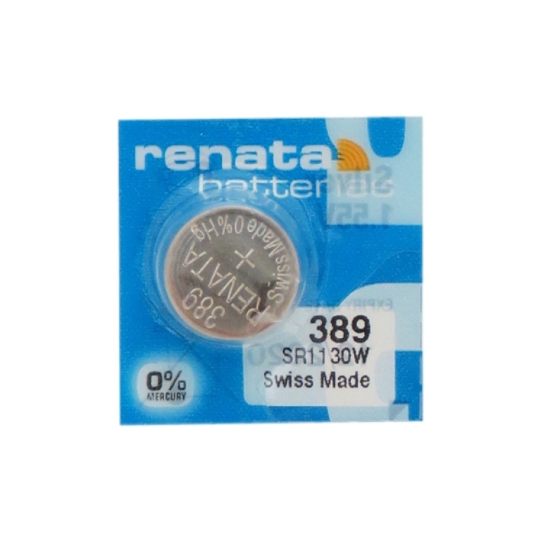 1 x Renata SR54 / 389 / SR1130 1.55V Silver Oxide Battery - Aubattery